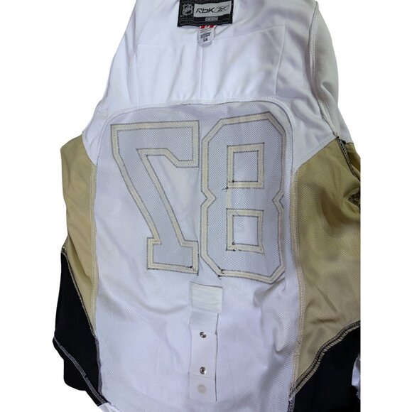 Pittsburgh Penguins Sidney Crosby 2009 Stanley Cup Jersey Reebok Edge Sz 56 NHL - Picture 9 of 13